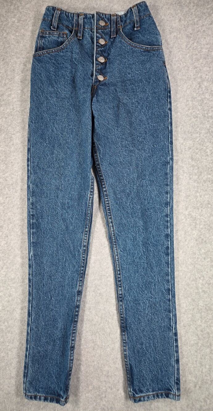 Vtg Guess Georges Marciano High Rise Button Fly Tapered Mom Jeans 1005F USA